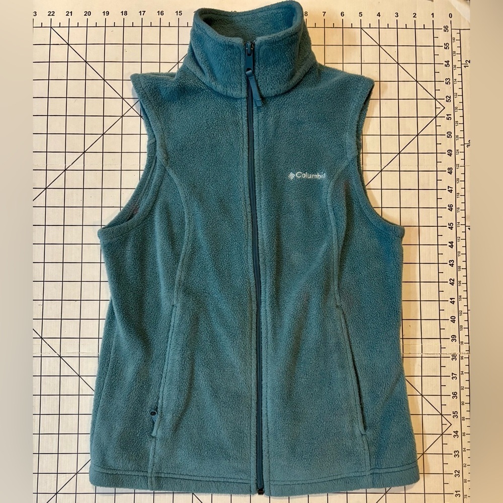 Columbia Women’s Size XS Blue-Green Fleece Vest
